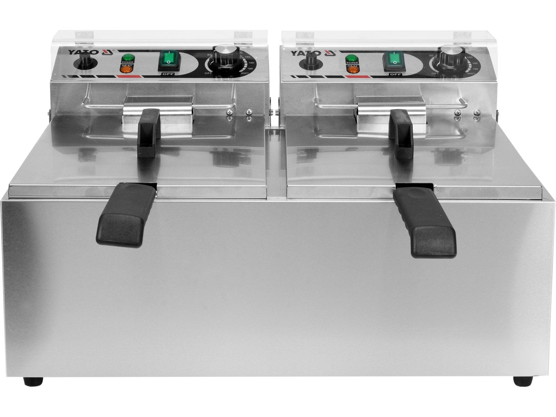 FRITEUZĂ DUBLĂ 2X8L, 2X3.3KW YATO YG-04623