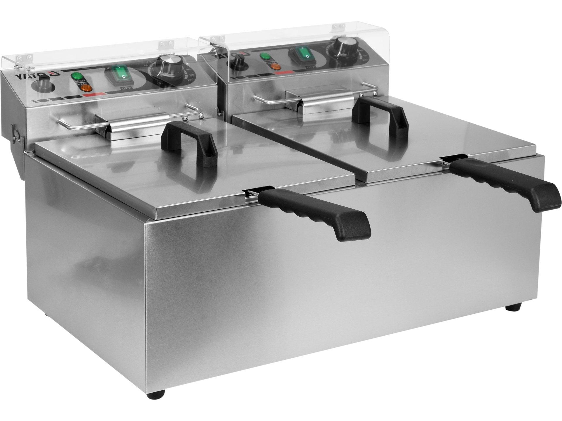 FRITEUZĂ DUBLĂ 2X8L, 2X3.3KW YATO YG-04623