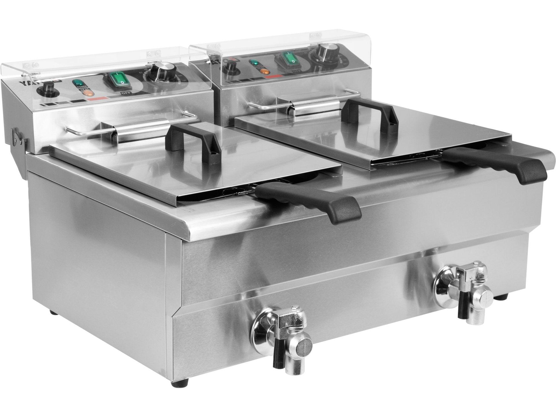 FRITEUZĂ CU VALVĂ 2X12L YATO YG-04634