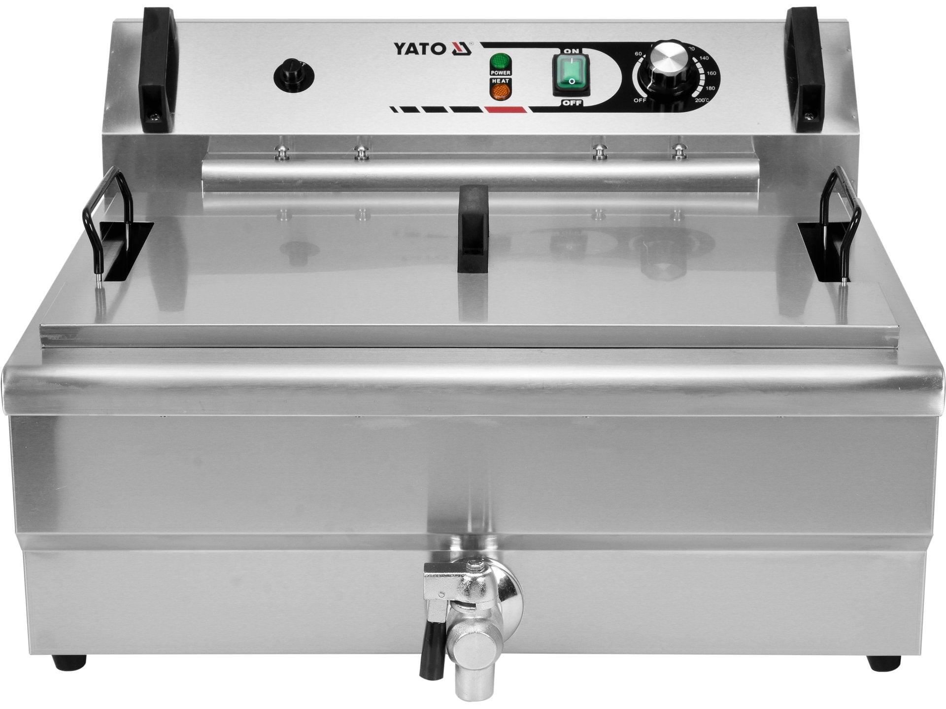 FRITEUZĂ 23L CU ROBINET DE GOLIRE YATO YG-04640