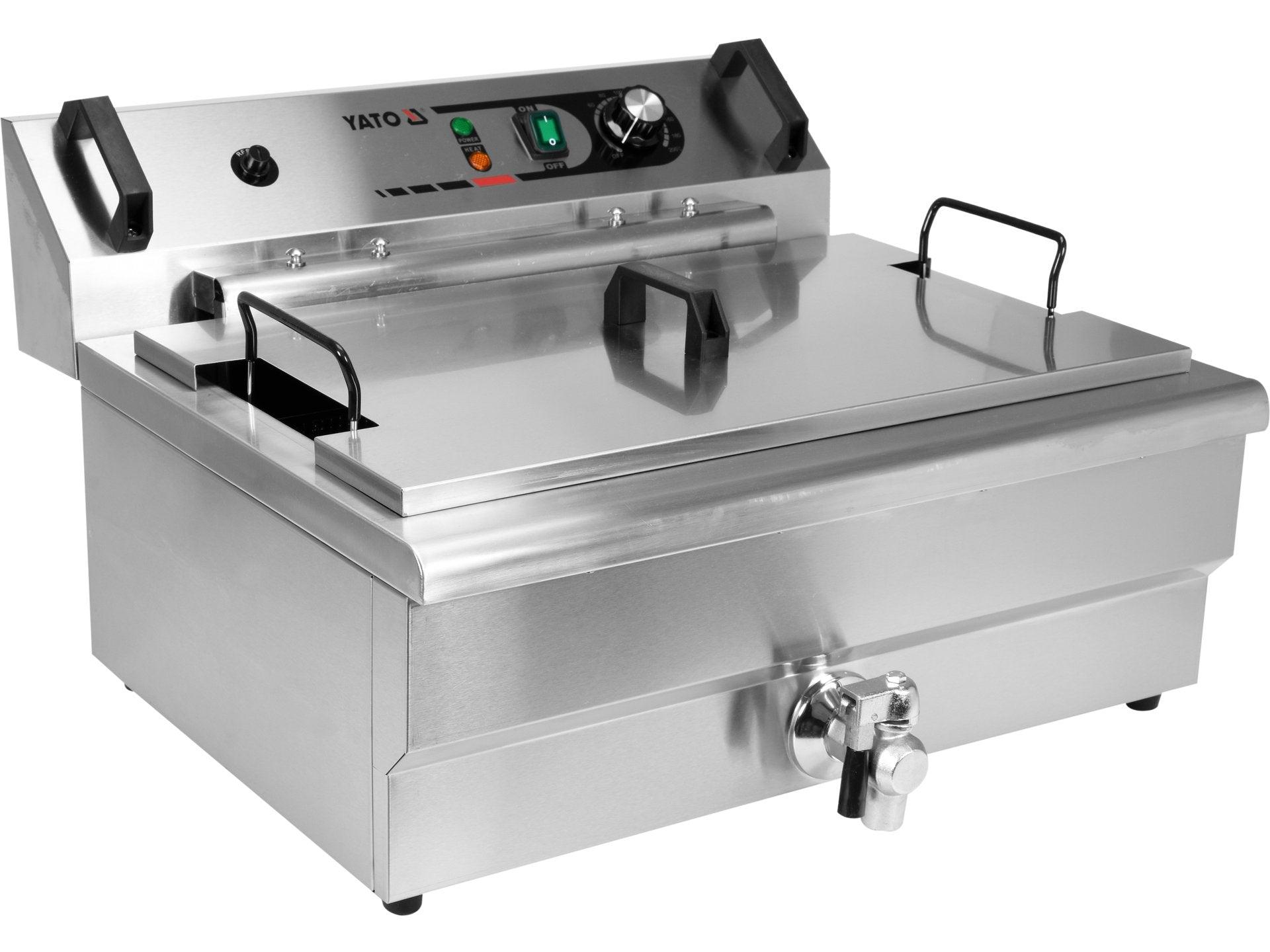 FRITEUZĂ 23L CU ROBINET DE GOLIRE YATO YG-04640
