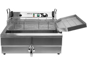FRITEUZĂ 23L CU ROBINET DE GOLIRE YATO YG-04640