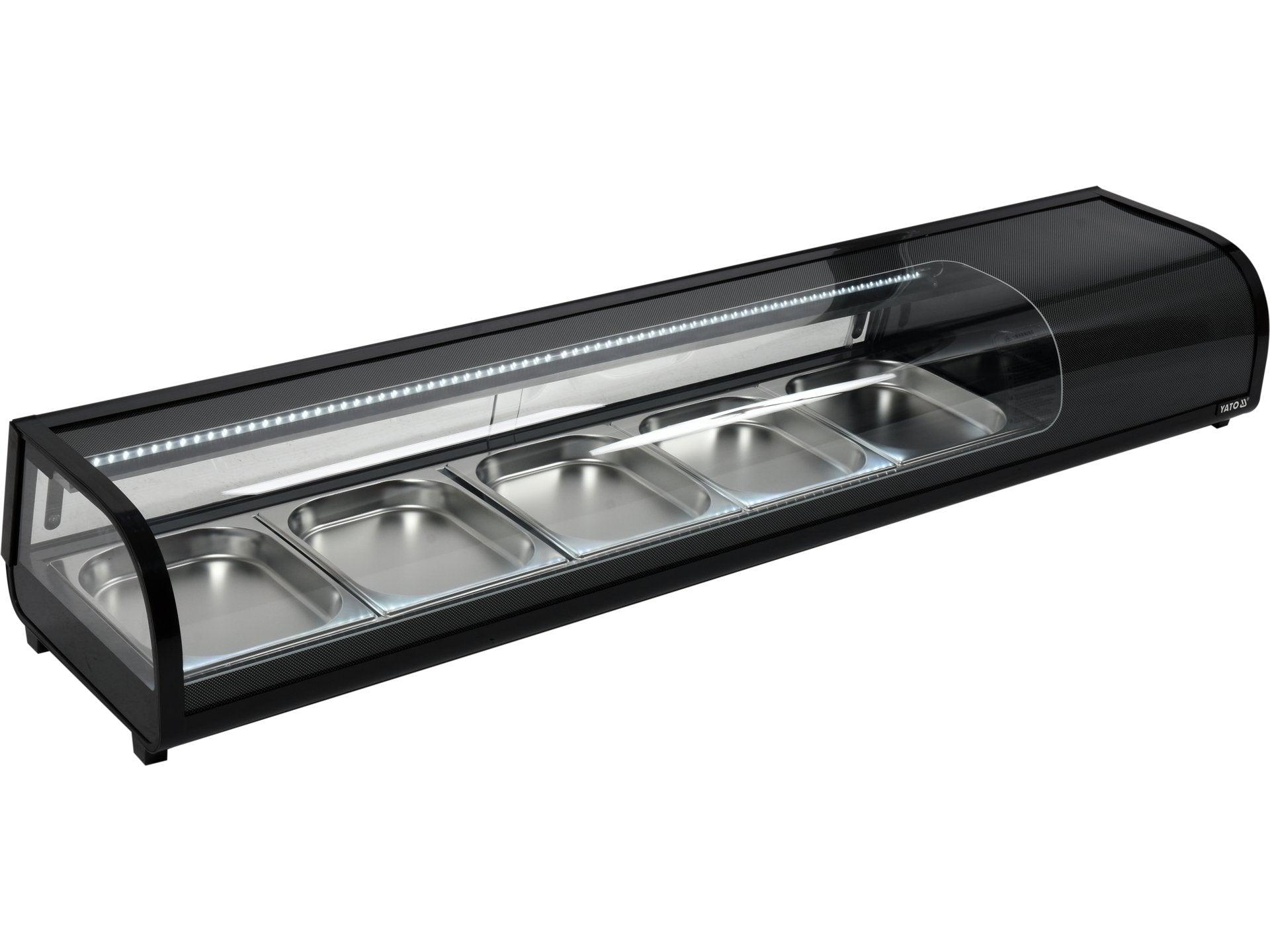 VITRINĂ FIRGORIFICĂ 5X1/2GN, 180X42X29,5CM YATO YG-05005