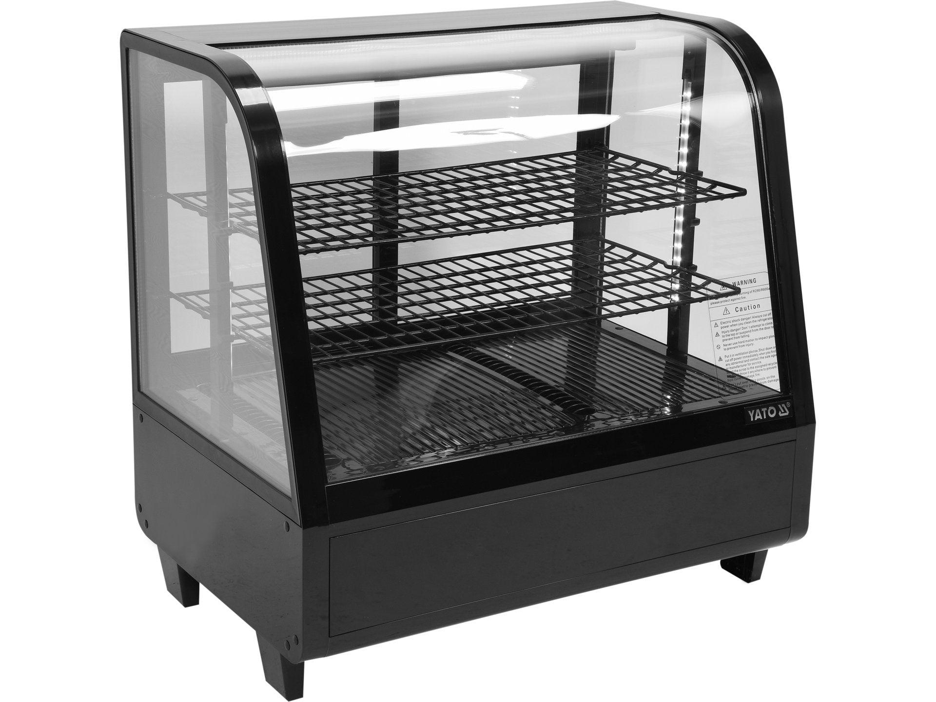 VITRINĂ FIRGORIFICĂ DE PREZENTARE, 100L 68X45X67CM - NEGRU YATO YG-05020