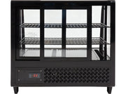 VITRINĂ FIRGORIFICĂ DE PREZENTARE, 100L 68X45X67CM - NEGRU YATO YG-05020