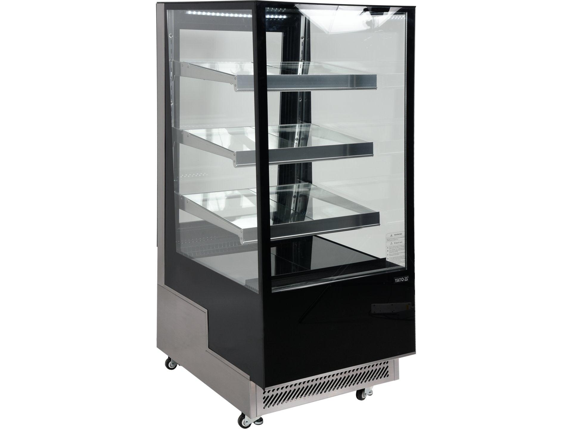VITRINĂ FIRGORIFICĂ CU REFRIGERARE 300L - NEGRU YATO YG-05040