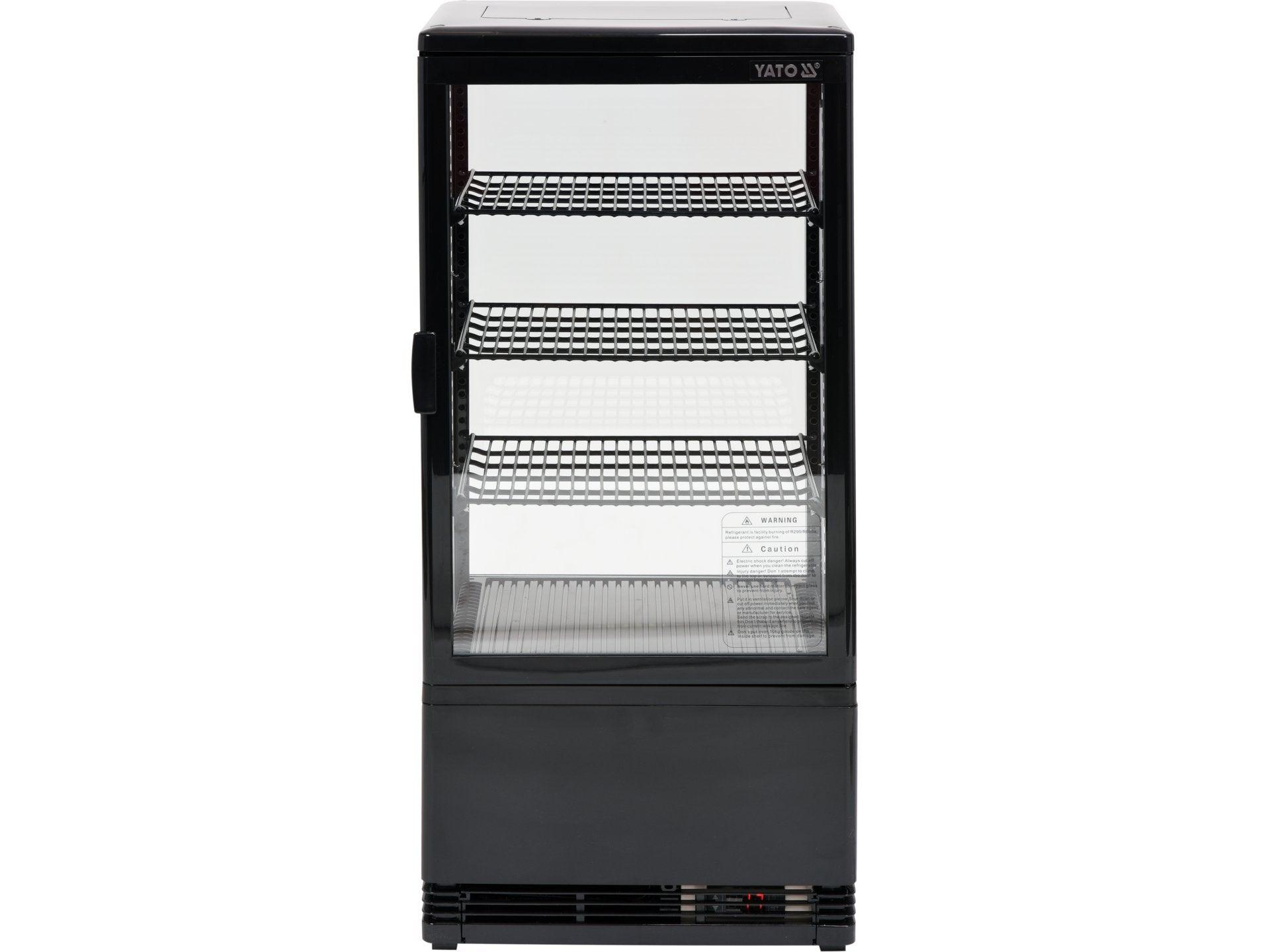 VITRINĂ FIRGORIFICĂ 78L 42X38X96CM - NEGRU YATO YG-05056