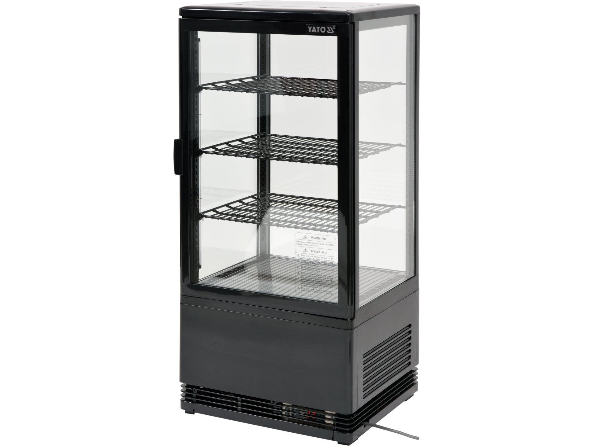 VITRINĂ FIRGORIFICĂ 78L 42X38X96CM - NEGRU YATO YG-05056