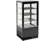 VITRINĂ FIRGORIFICĂ 78L 42X38X96CM - NEGRU YATO YG-05056