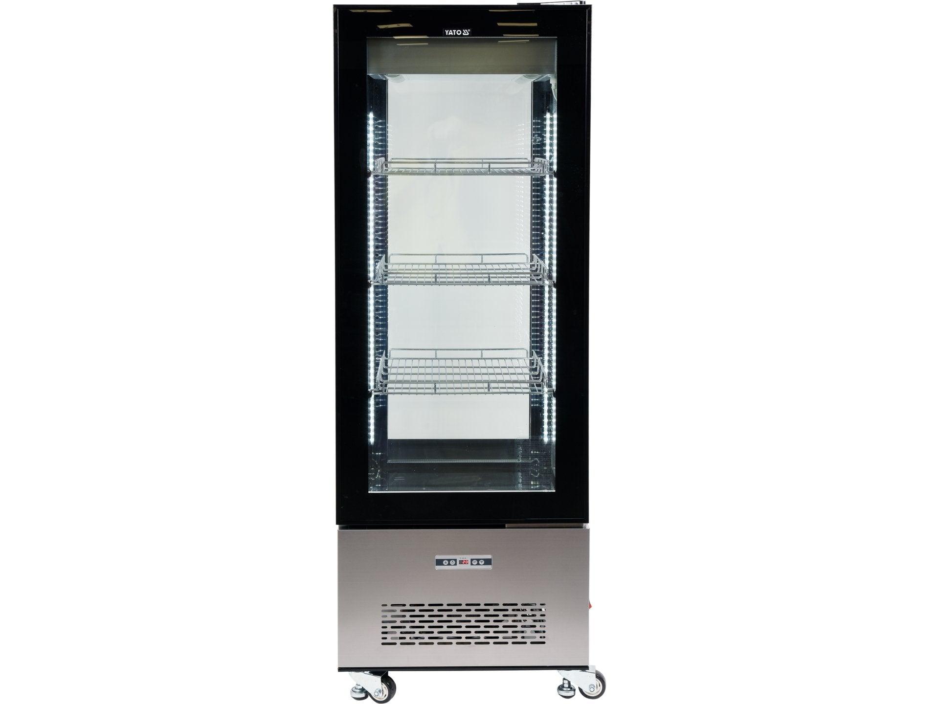 VITRINĂ FIRGORIFICĂ PRĂJITURI, 400L, 65X65X190CM YATO YG-05068