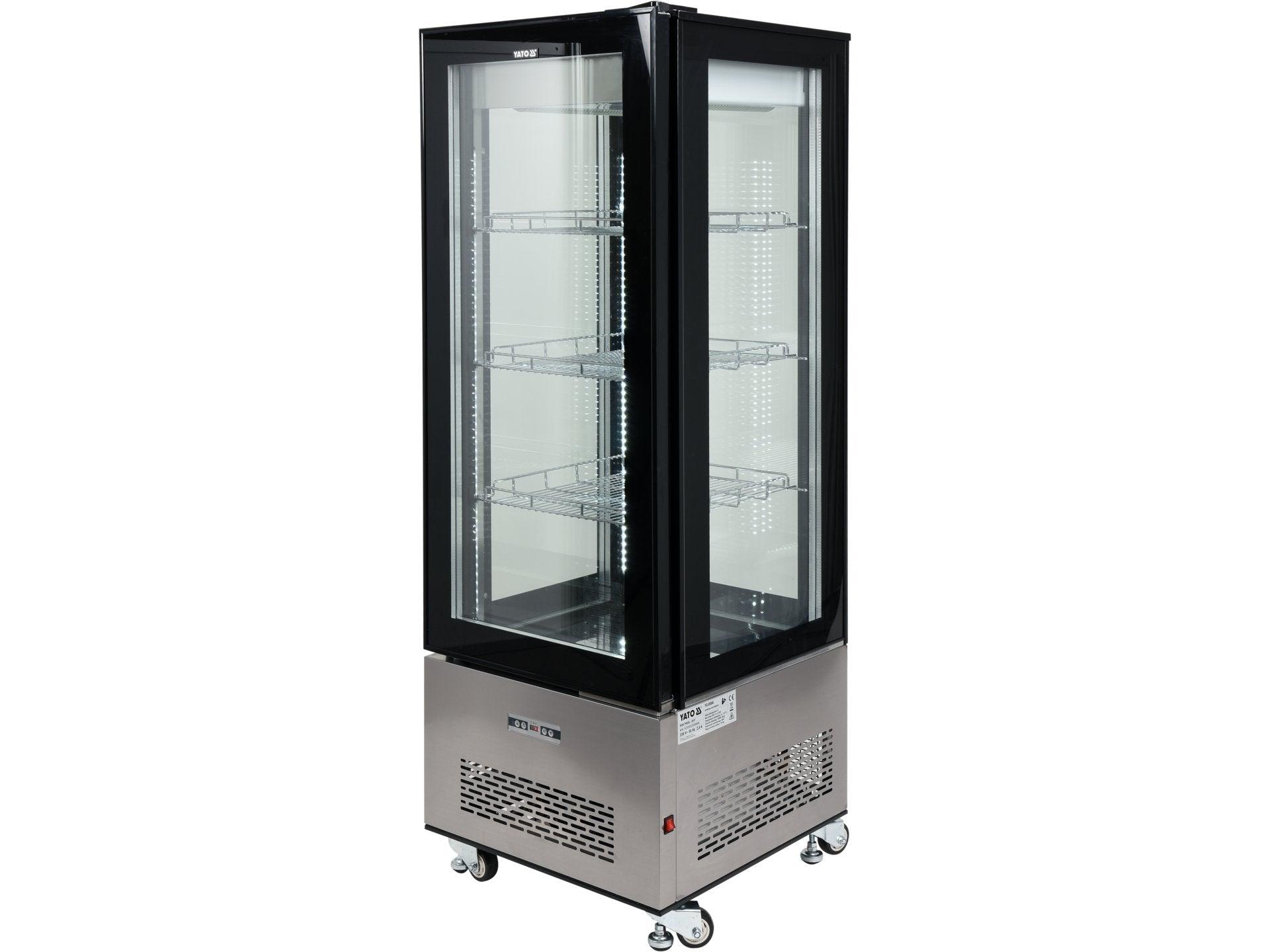 VITRINĂ FIRGORIFICĂ PRĂJITURI, 400L, 65X65X190CM YATO YG-05068