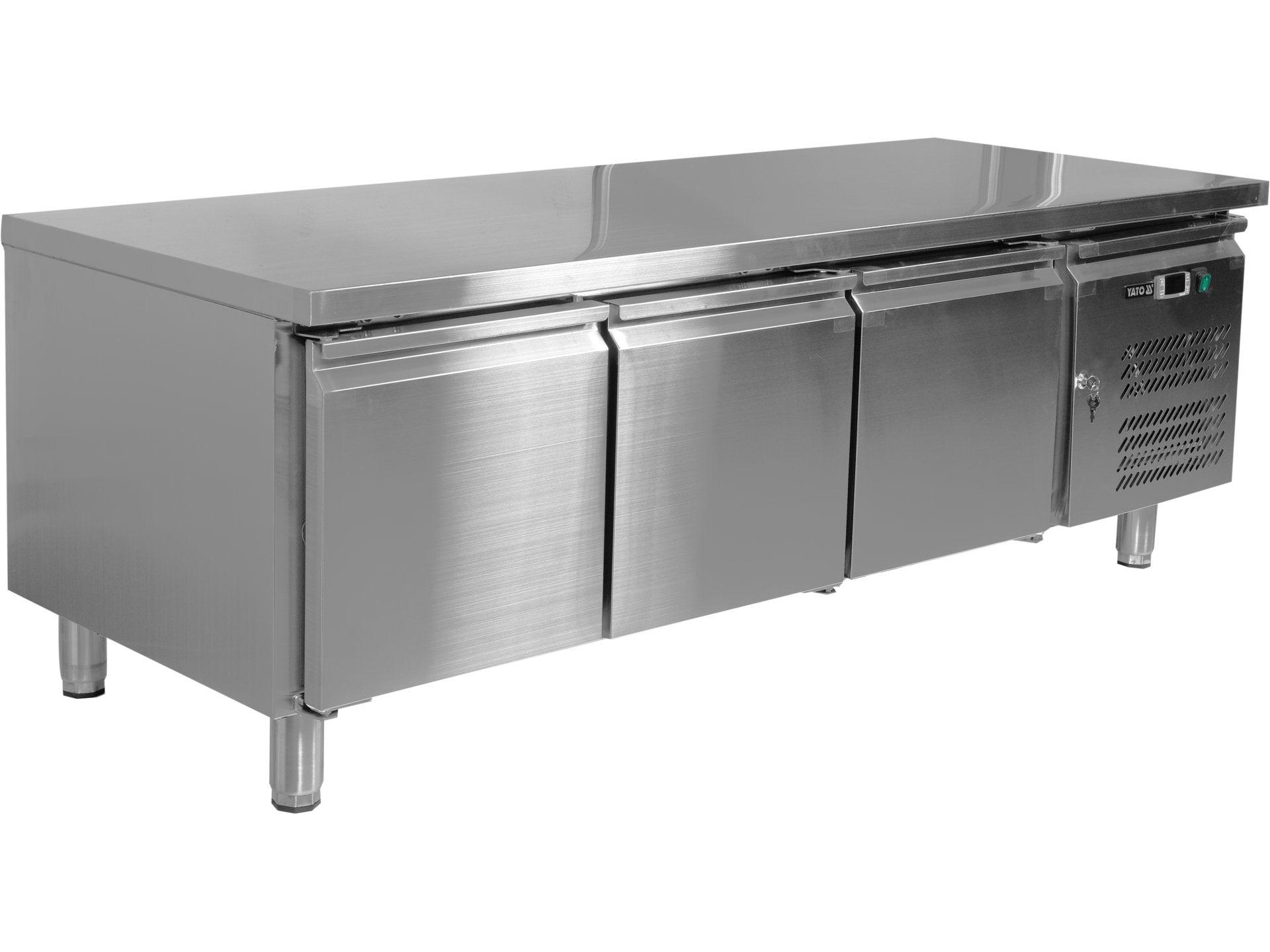 MASĂ RECE CU 3 UȘI, 1795X700X650MM, 317L YATO YG-05259