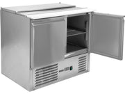 MASĂ RECE PENTRU SALATE, 2 UȘI ȘI CAPAC, 240L YATO YG-05262