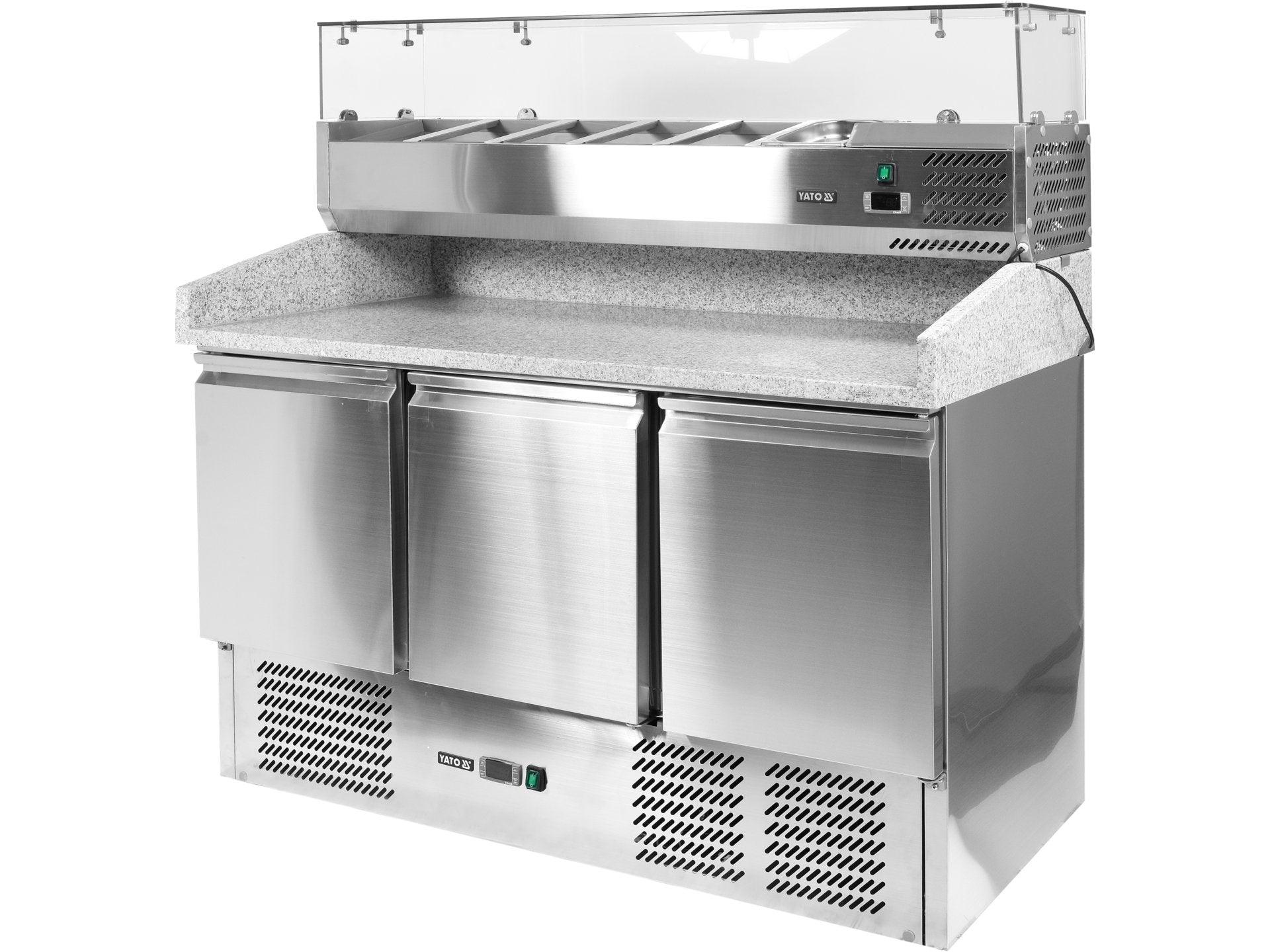 MASĂ RECE PIZZA, 368L ȘI EXTENSIE 6XGN1 YATO YG-05305