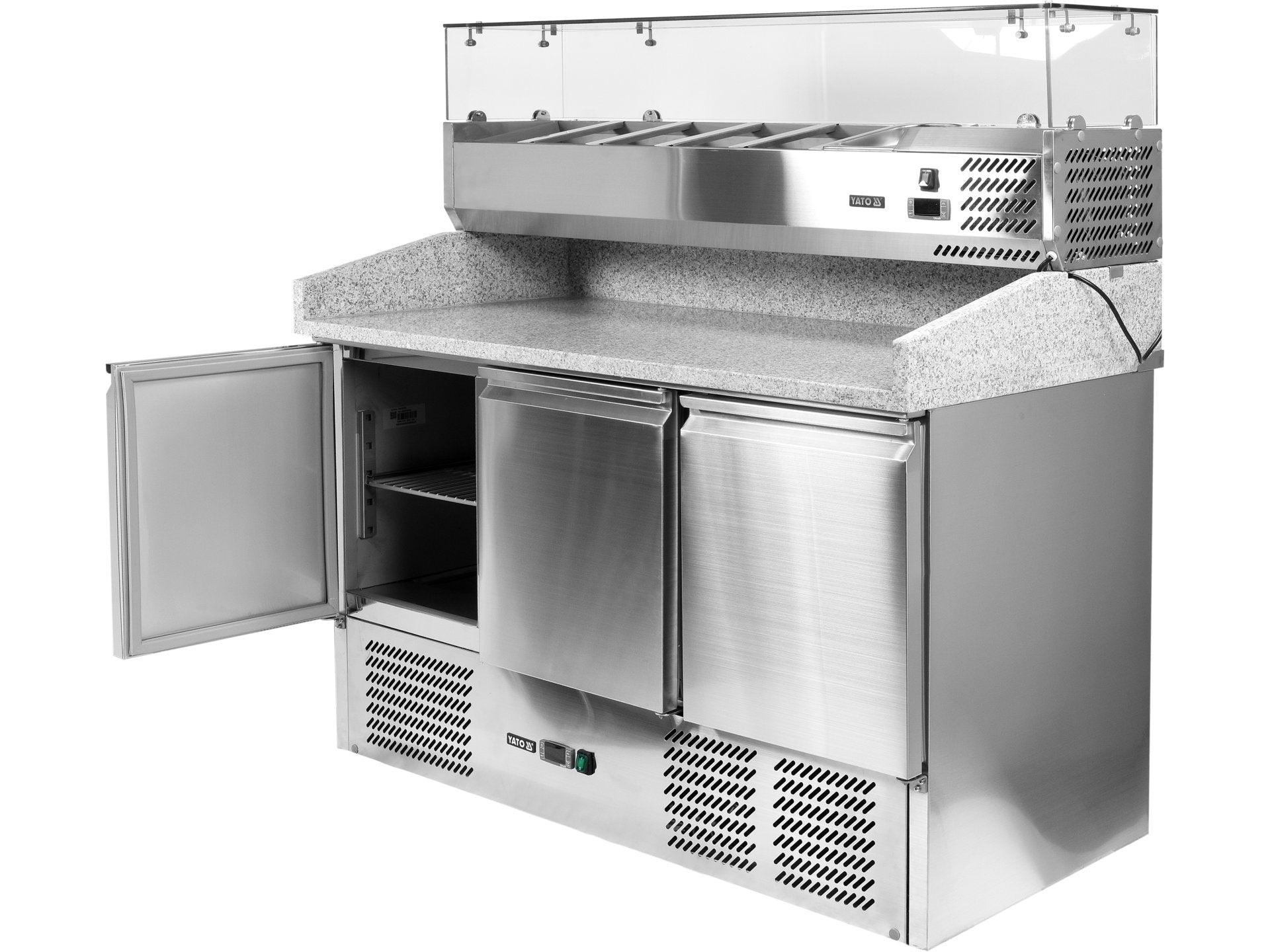 MASĂ RECE PIZZA, 368L ȘI EXTENSIE 6XGN1 YATO YG-05305