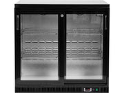 VITRINĂ PENTRU STICLE, 2 USI CULISABILE, 200W, 227L, 920X515X905MM YATO YG-05356