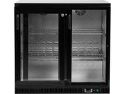 VITRINĂ PENTRU STICLE, 2 USI CULISABILE, 200W, 227L, 920X515X905MM YATO YG-05356