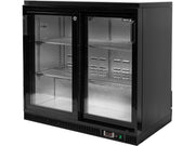 VITRINĂ PENTRU STICLE, 2 USI CULISABILE, 200W, 227L, 920X515X905MM YATO YG-05356