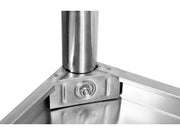MASĂ DE LUCRU 1600X700XH850+100MM CU SPAȚIU DE DEPOZITARE ȘI TĂBLIE YATO YG-09035