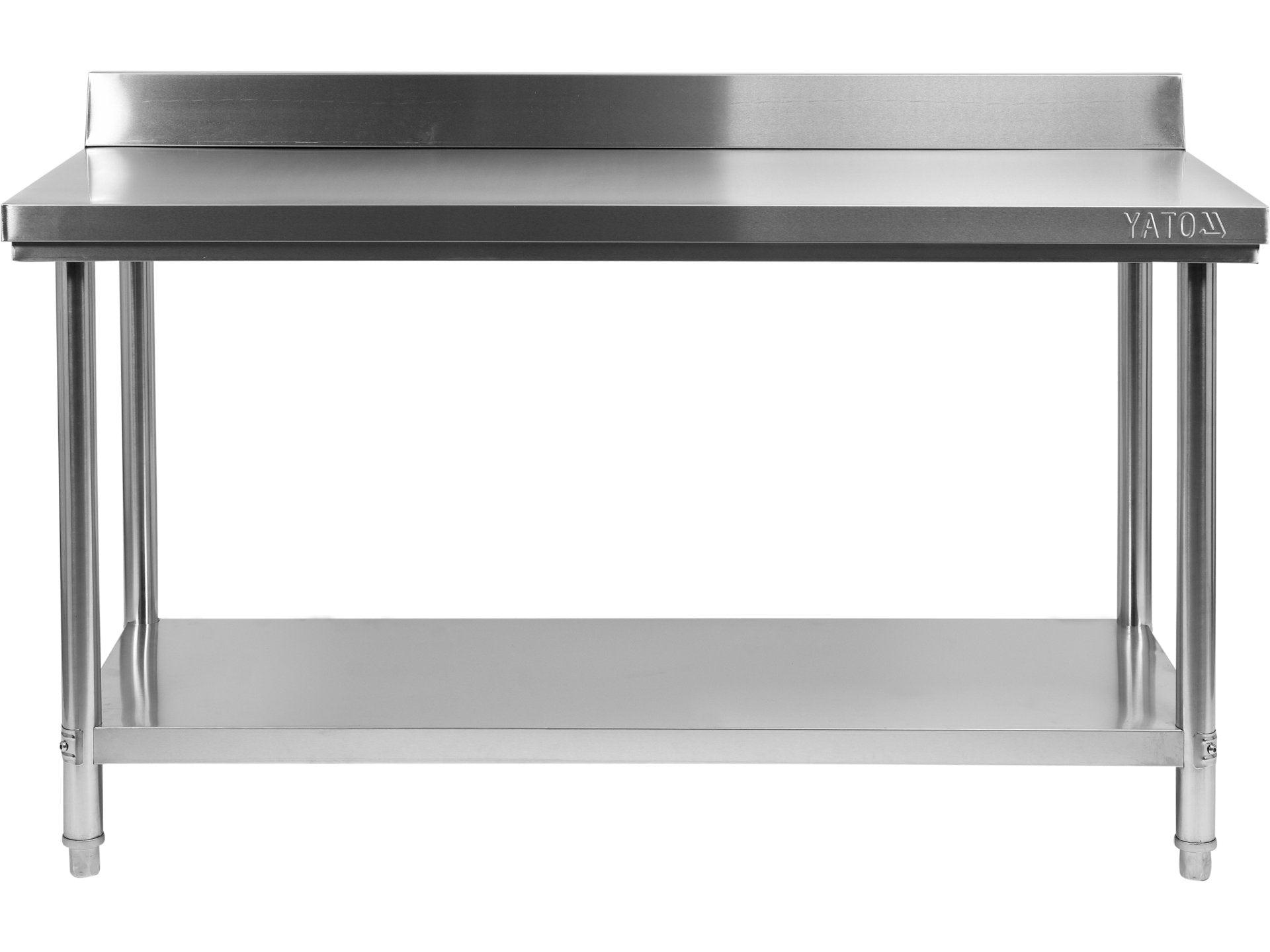MASĂ DE LUCRU 1400X600XH850+100MM CU SPAȚIU DE DEPOZITARE ȘI TĂBLIE YATO YG-09023