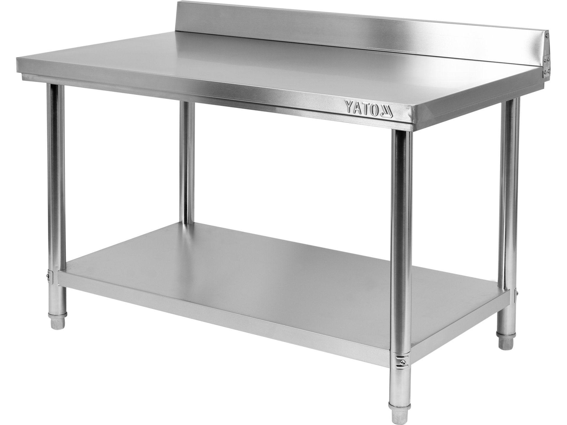 MASĂ DE LUCRU 1600X700XH850+100MM CU SPAȚIU DE DEPOZITARE ȘI TĂBLIE YATO YG-09035