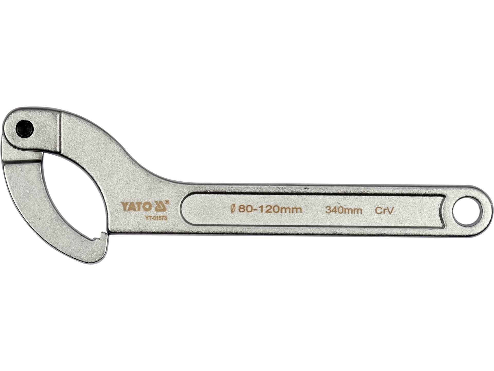 CHEIE UNIVERSALĂ CU CÂRLIG 80-120MM YATO YT-01673