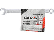 CHEIE COMBINATĂ SATINATĂ 6MM YATO YT-0335