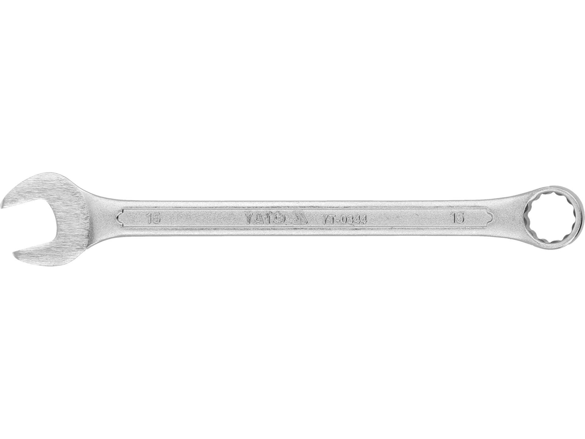 CHEIE COMBINATĂ SATINATĂ 15MM YATO YT-0344