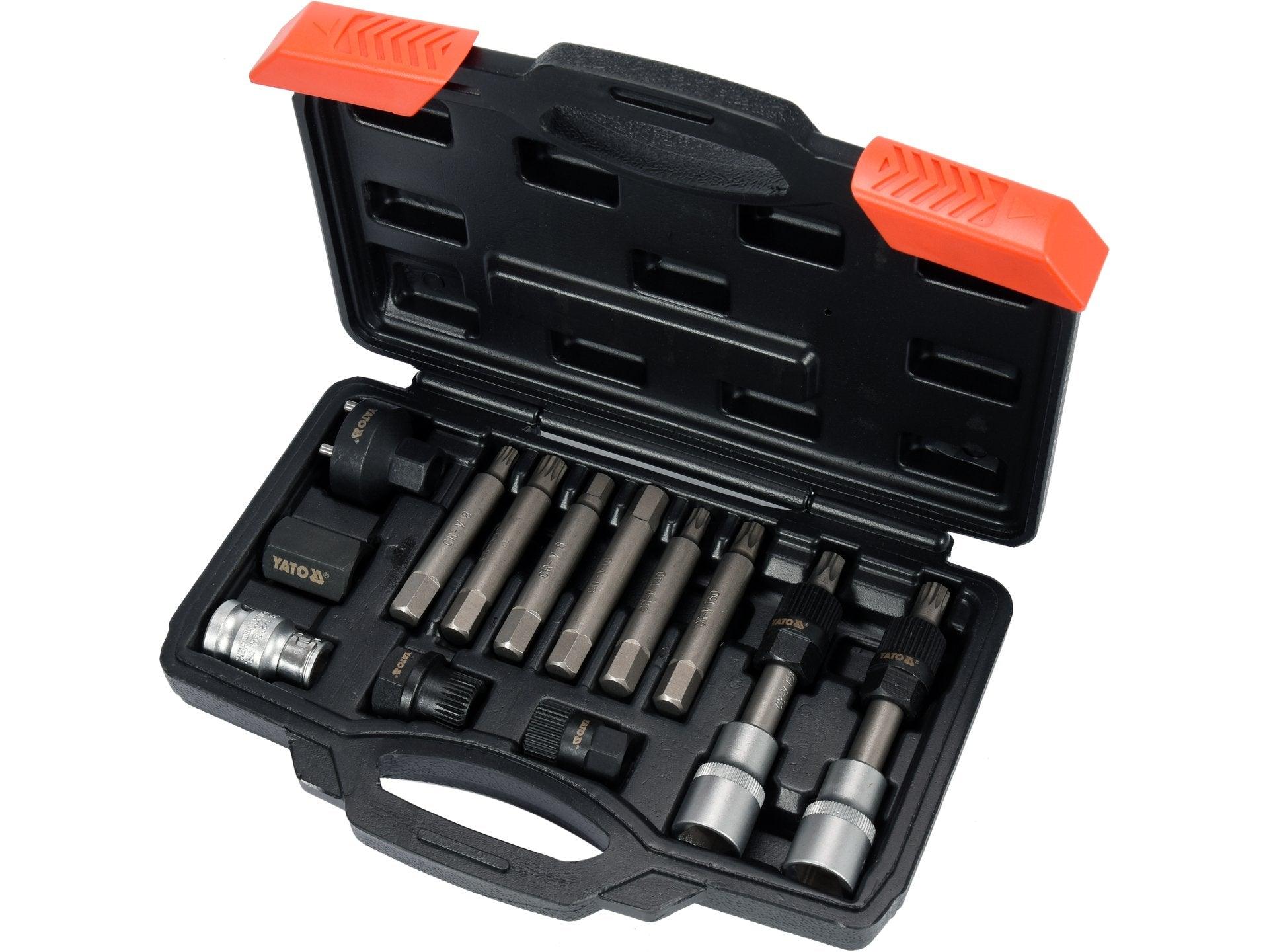 SET BIȚI PENTRU ALTERNATOR, 13 BUC, CRV, 1/2'' YATO YT-0421