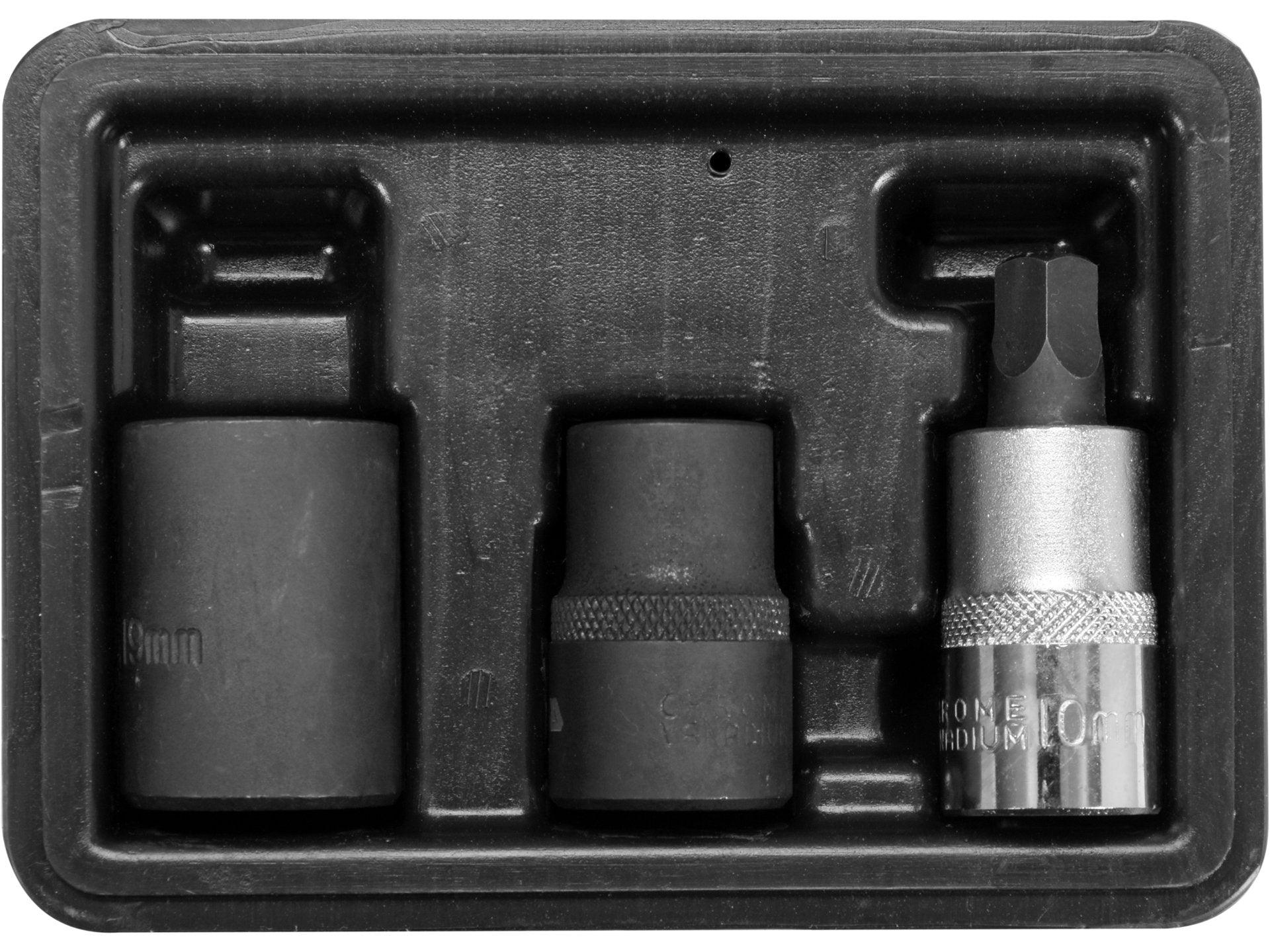SET TUBULARE PENTRU SISTEMELE DE FRÂNĂ BENDIX ȘI GIRLING, 1/2'', 3 PIESE YATO YT-06807