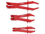SET CLEȘTI PLASTIC PENTRU FURTUNURI AUTO, 3 BUC YATO YT-08403