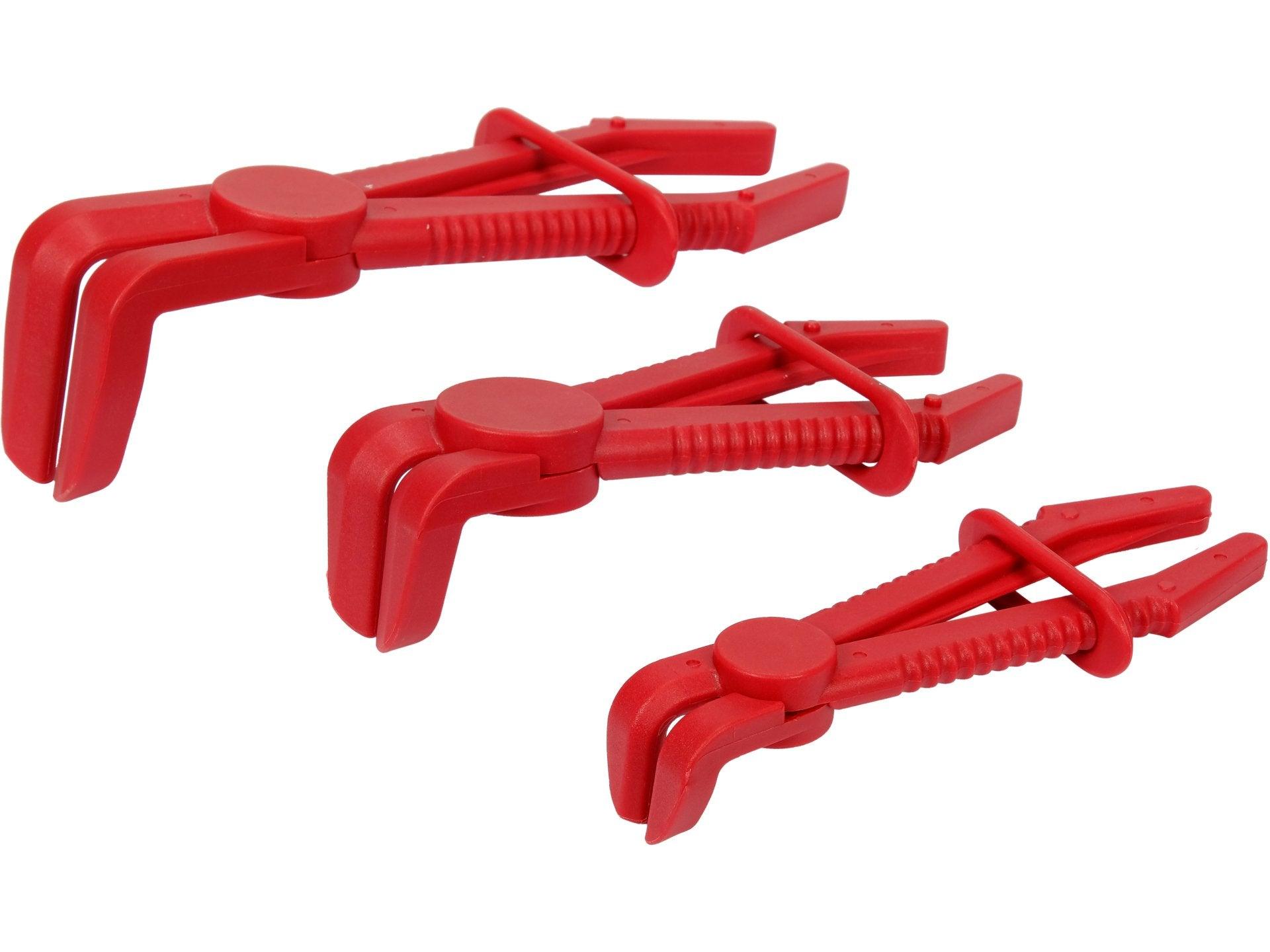 SET CLEȘTI PLASTIC PENTRU FURTUNURI AUTO, 3 BUC YATO YT-08403