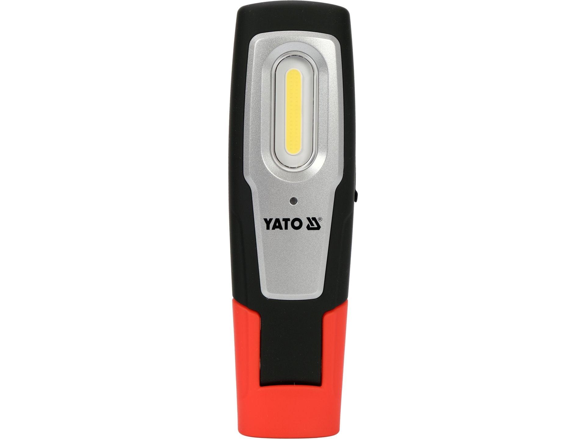 LAMPĂ ATELIER 6W COB, 600LM + 250LM, LI-ION 3.7V 2600MAH, IK07, IP54 YATO YT-08558