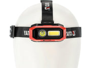 LANTERNĂ DE CAP CU ACUMULATOR, 800LM,3.7V, 2200MAH YATO YT-08594
