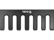 POLIȚĂ METALICĂ PENTRU SCULE ELECTRICE, 6 FANTE, 576X225X55MM YATO YT-09091