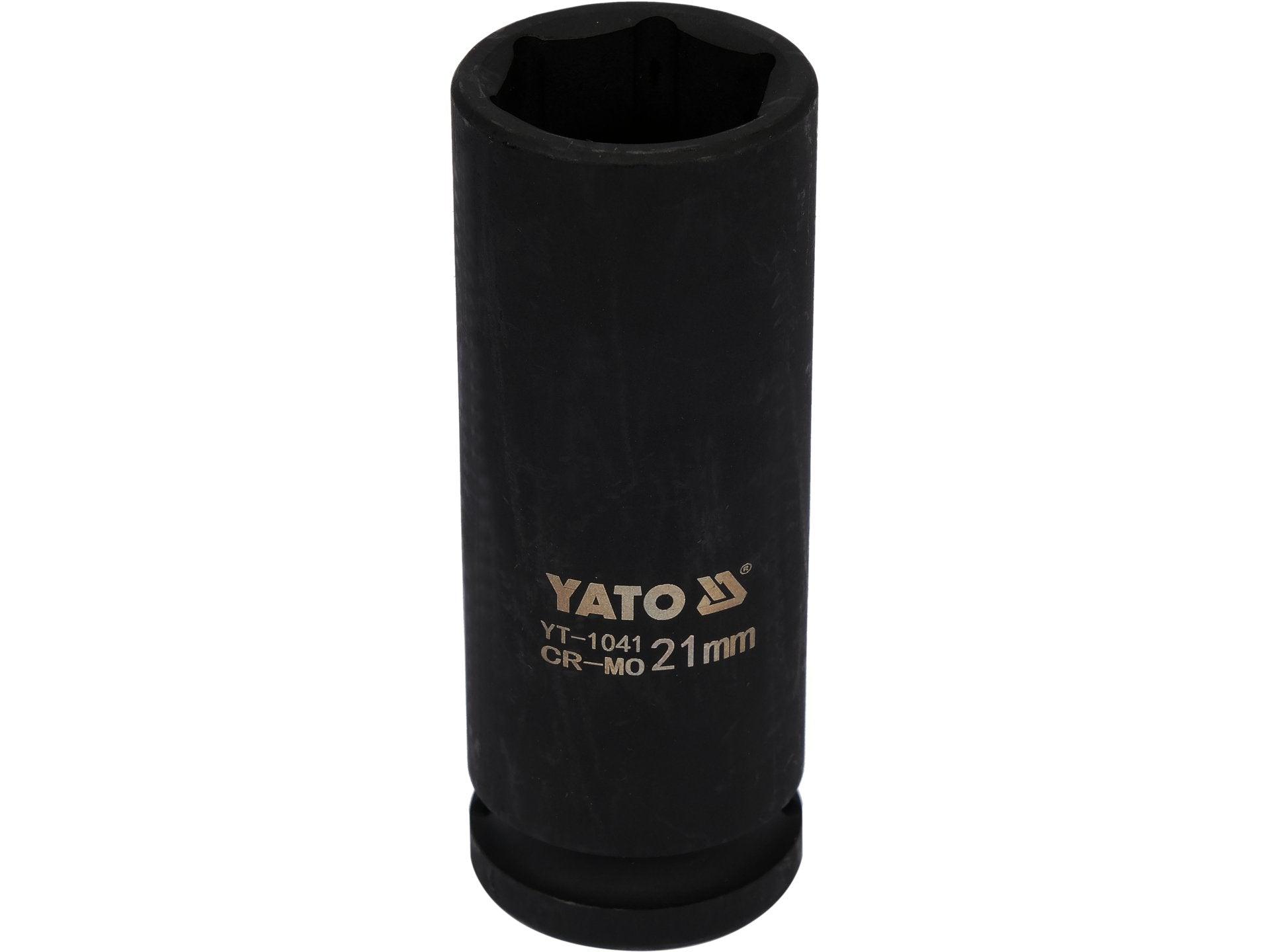 CHEIE TUBULARĂ DE IMPACT HEXAGONALĂ ADÂNCĂ 1/2''X21MM YATO YT-1041