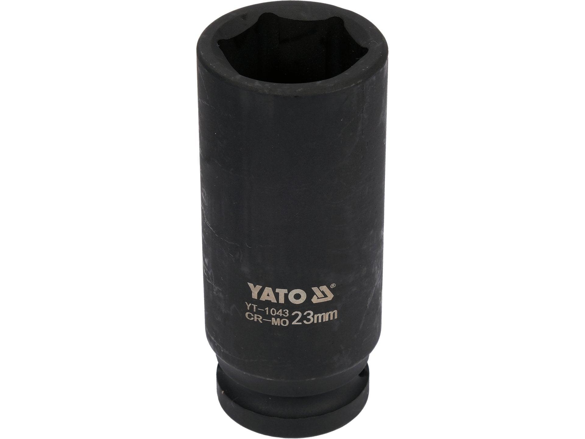 CHEIE TUBULARĂ DE IMPACT HEXAGONALĂ ADÂNCĂ 1/2''X23MM YATO YT-1043
