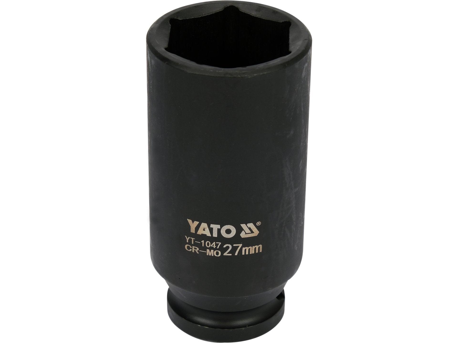 CHEIE TUBULARĂ DE IMPACT HEXAGONALĂ ADÂNCĂ 1/2''X27MM YATO YT-1047