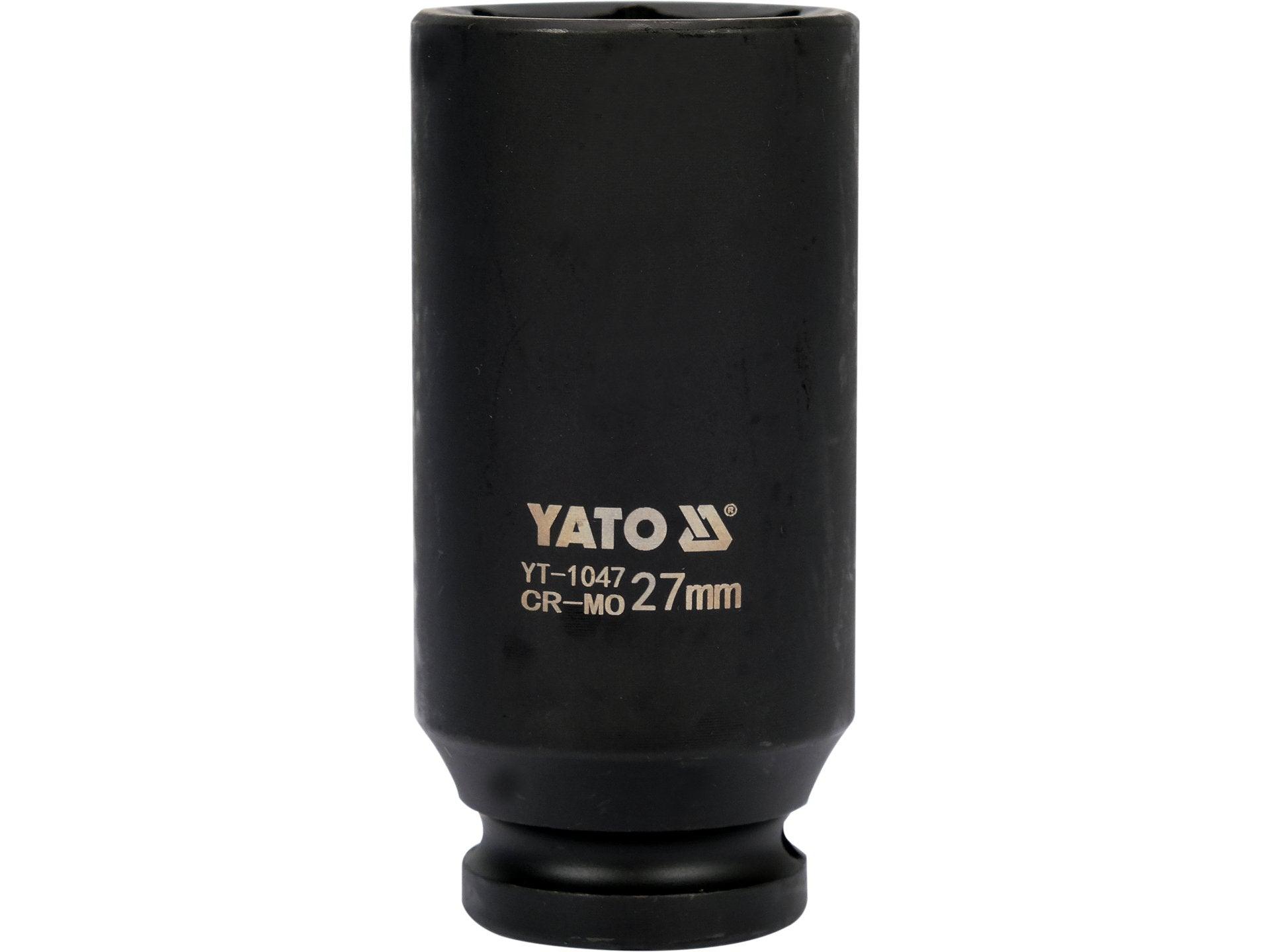 CHEIE TUBULARĂ DE IMPACT HEXAGONALĂ ADÂNCĂ 1/2''X27MM YATO YT-1047