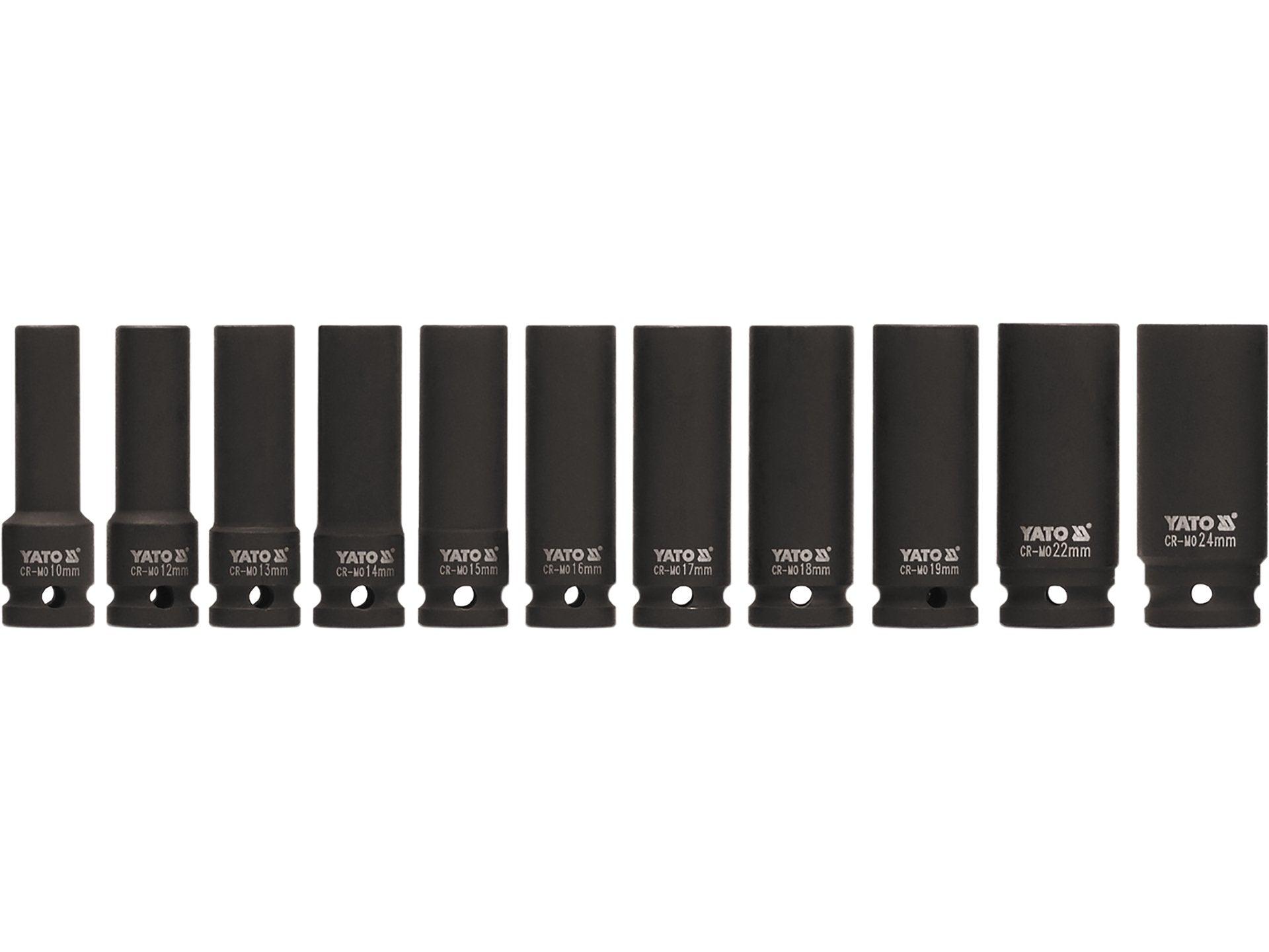 SET CHEI TUBULARE ADÂNCI DE IMPACT, 11 BUC YATO YT-1054