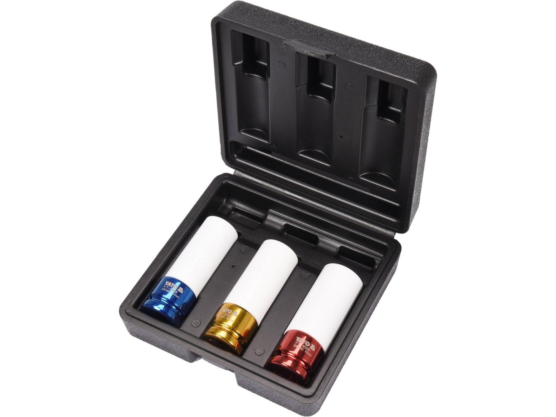 SET CHEI IMPACT CU PROTECȚIE, 3 BUC YATO YT-1056