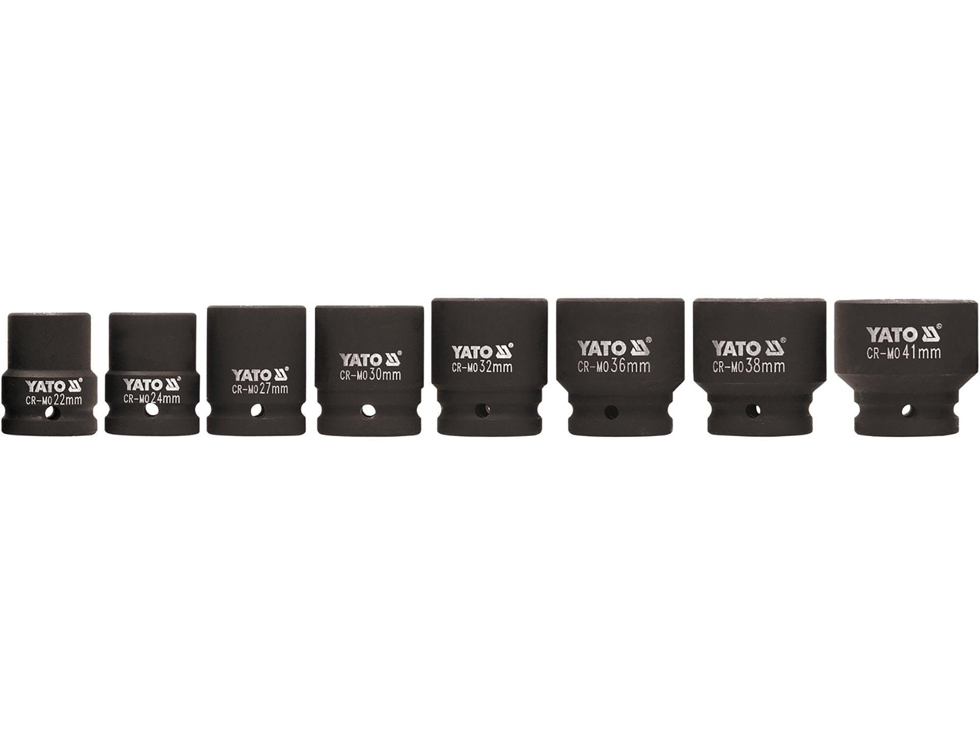 SET CHEI TUBULARE DE IMPACT HEXAGONALE, 8 BUC YATO YT-1115