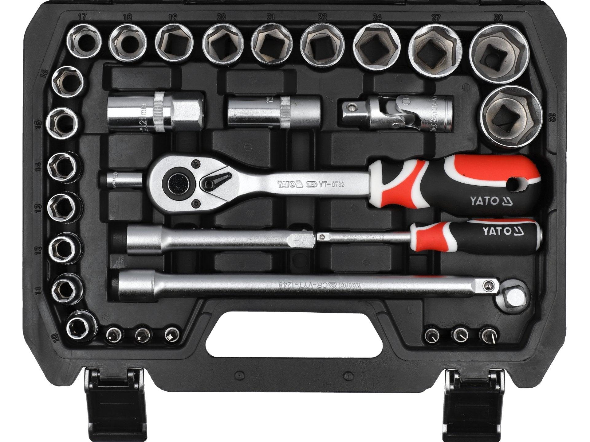 TRUSA TUBULARE ½”, 60 PIESE YATO YT-12660