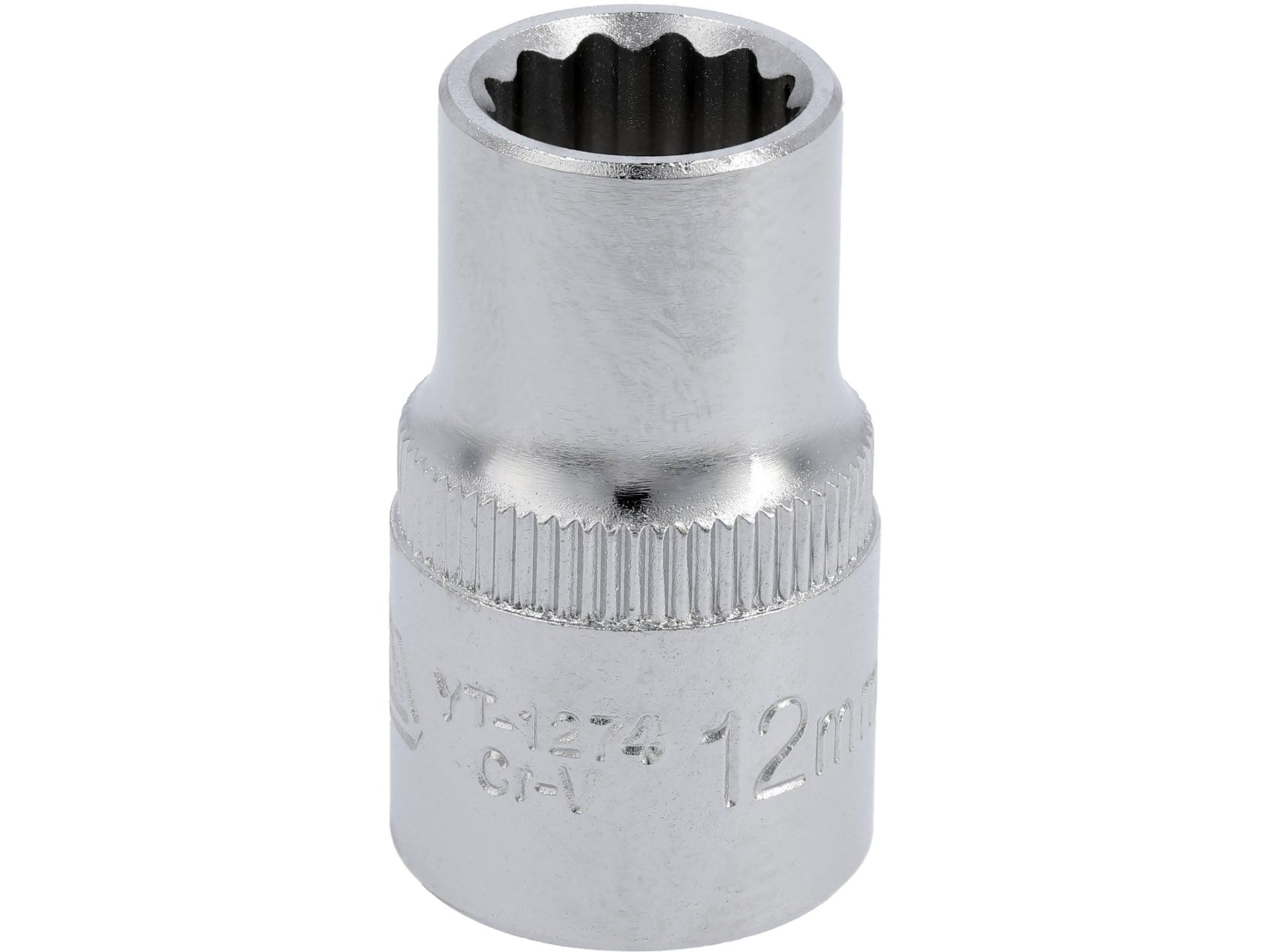 CHEIE TUBULARĂ BIHEXAGONALĂ 12MM, 1/2'' YATO YT-1274