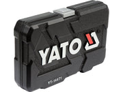 TRUSĂ TUBULARE+ANTRENOR, 38 BUC, 1/4'', CR-V YATO YT-14471