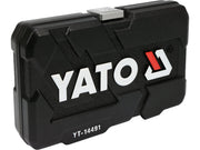 TRUSĂ TUBULARE+ANTRENOR, 20 BUC, 1/4'', CR-V YATO YT-14491