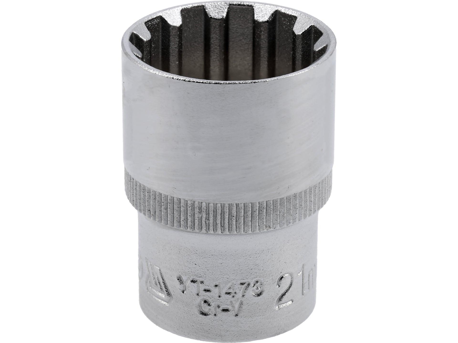 CHEIE TUBULARĂ SPLINE 1/2''X21MMX38MM YATO YT-1473