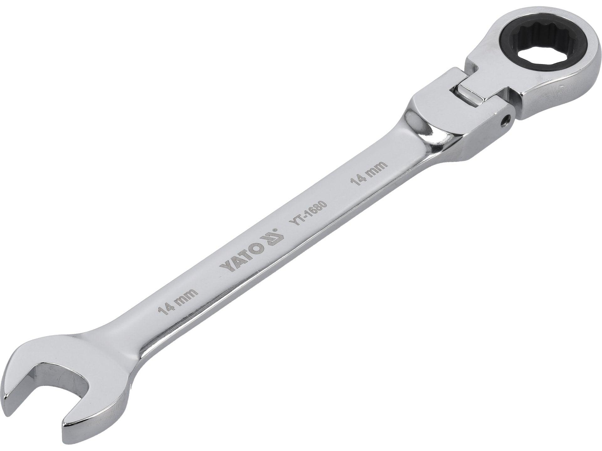 CHEIE COMBINATĂ CU CLICHET ȘI CAP FLEXIBIL 14MM YATO YT-1680