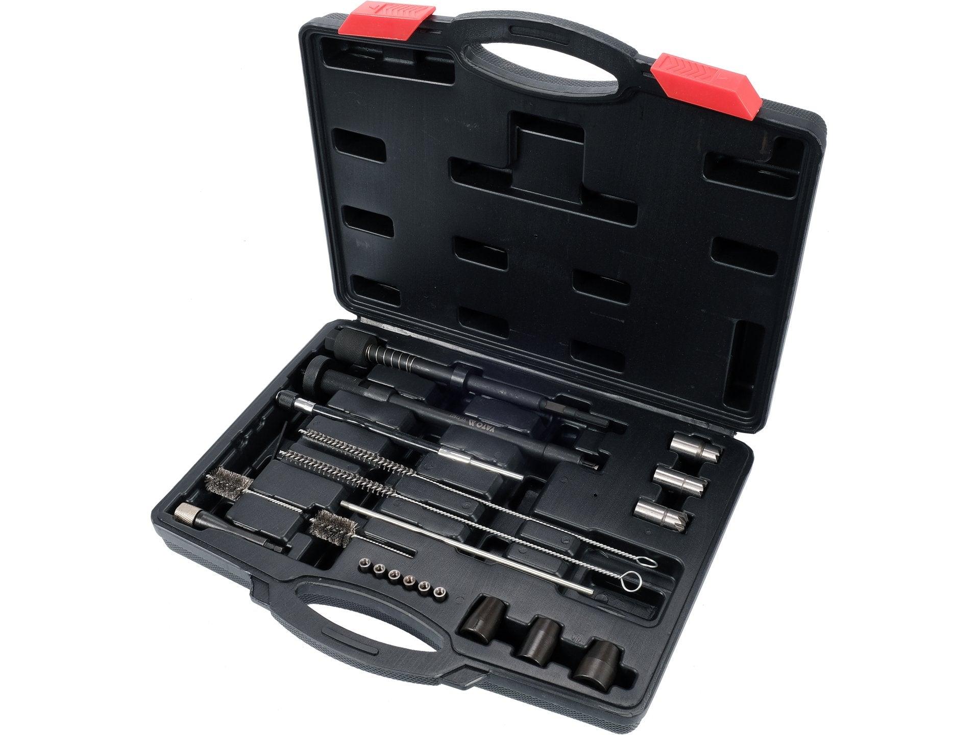 SET SCULE ÎNTREȚINERE/FREZARE SCAUN INJECTOR, 21 PIESE YATO YT-17627