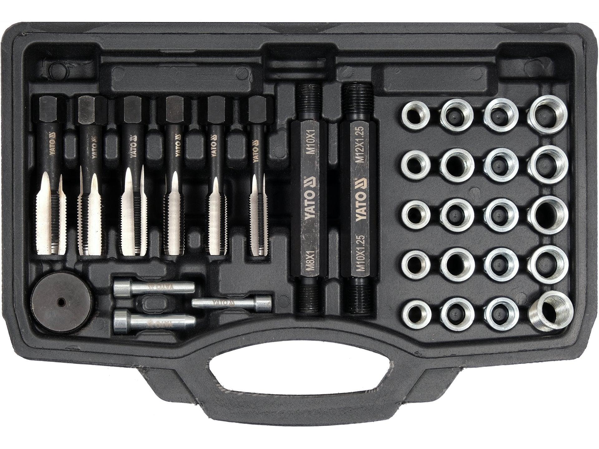 KIT PENTRU REPARAREA FILETELOR DE FIXARE A BUJIILOR INCANDESCENTE YATO YT-17710